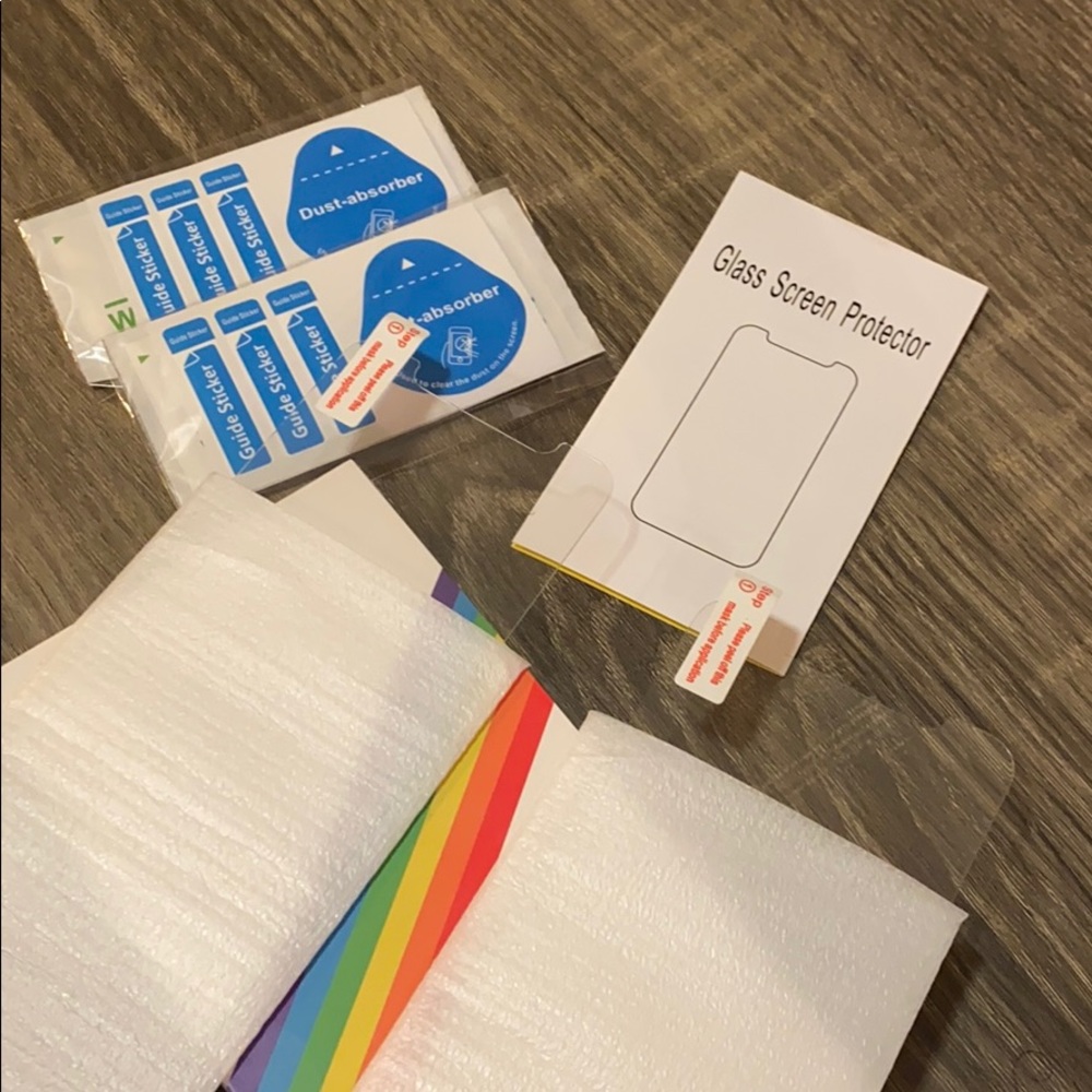 Glass screen protectors